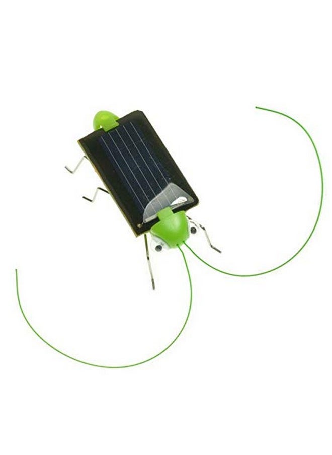 REES52 Mini Solar Grasshopper Toys for Chilren Solar Power Robot DIY Animal Toys