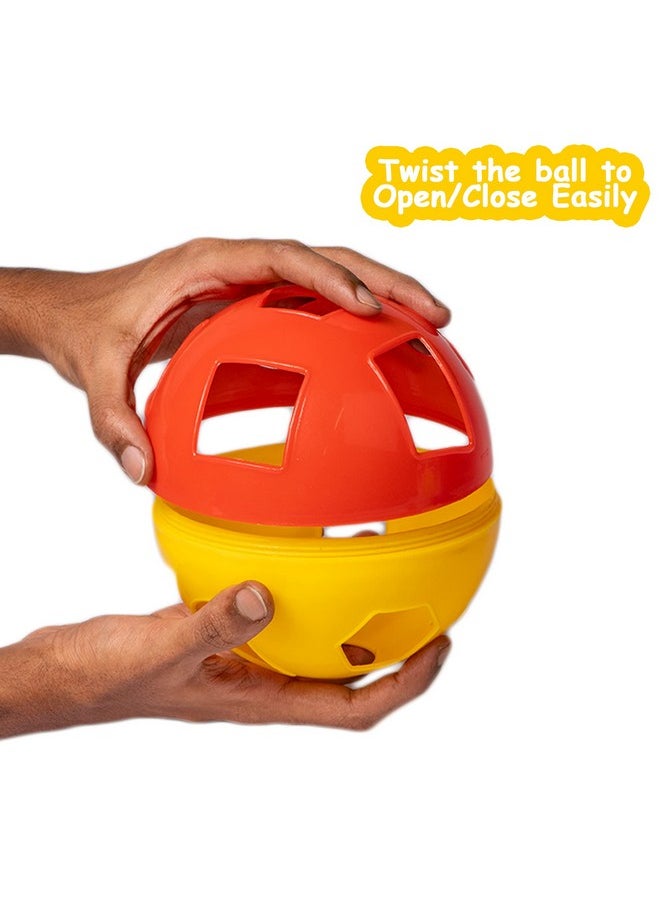 Ratna's Educational Puzzle Ball for Kids 2 in 1. Let Them Learn time with Shapes,Multicolor