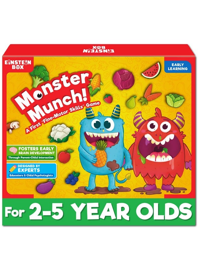 Einstein Box Feed The Monster Game for Kids 2-5 Years Old | Toys & Gifts for Boys & Girls Ages 2-5 Years| Kids Games | Birthday Gift for Kids Ages 2,3,4,5 Years | Learning & Education Toys|