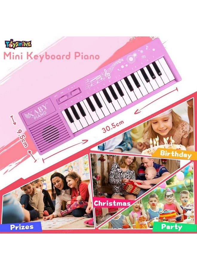Toyshine Portable 32 Keys & 32 Melody Sound Mini Keyboard Piano Musical Toys for Babies and Kids, 3+ Years Kids Piano