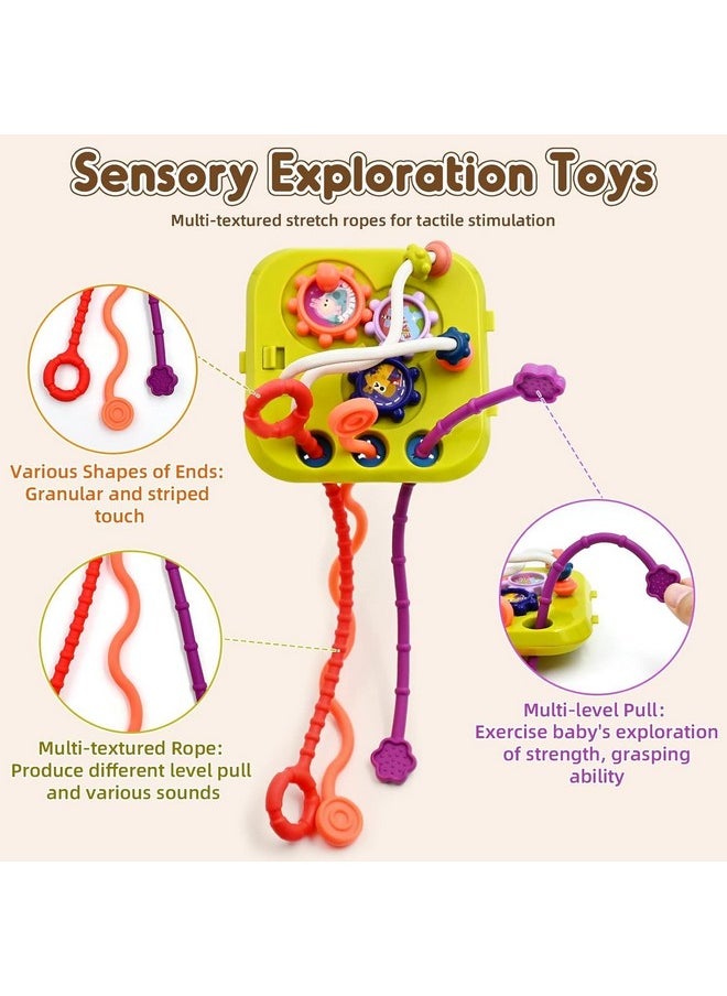 Galaxy Hi-Tech® Baby Toddler Activity Cube with Musical Phone, Play Learning Center Toy 7 in 1 Interactive Educational Activity Multi-Functions, Skill Improvement Early Learning Game Toys