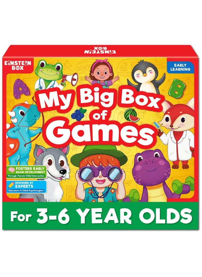 Einstein Box My Big Box of Games for Kids 3+ Years Old | Toys & Gifts for Boys & Girls Ages 3,4,5,6 Years | Kids Games | Birthday Gift for Kids Ages 2,3,4,5 Years | Educational Toys |