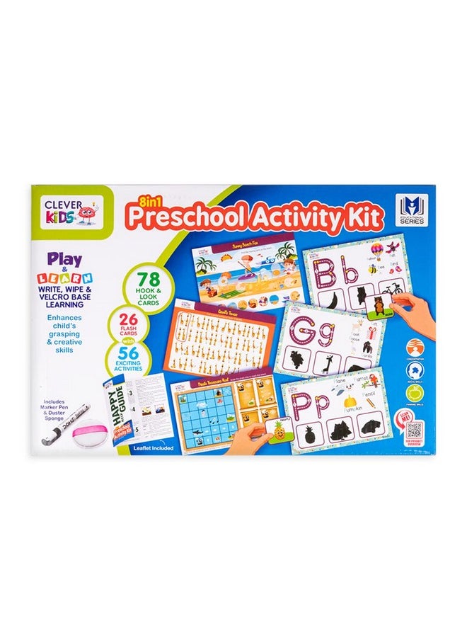 Ratna's 8in1 Preschool Activity Kit | Early Learning & Education with 56 Exciting Activities for Toddlers 18+ Months