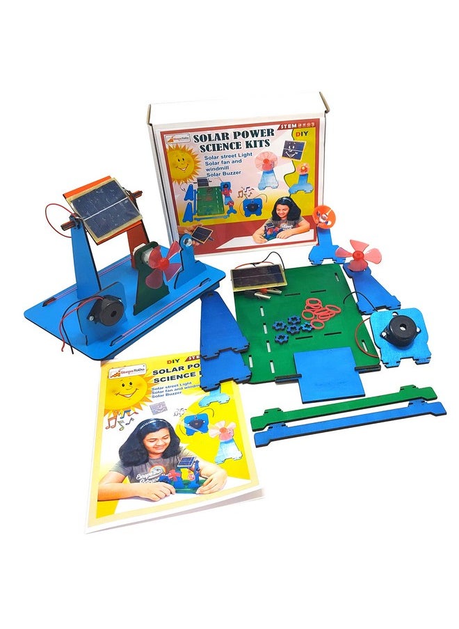 StepsToDo Solar Power Science Kit. Multiple Conversion of Solar Energy. Experimental Learning Study Kit. DIY Science Project Kit. Teaching Aid