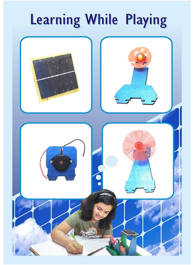 StepsToDo Solar Power Science Kit. Multiple Conversion of Solar Energy. Experimental Learning Study Kit. DIY Science Project Kit. Teaching Aid