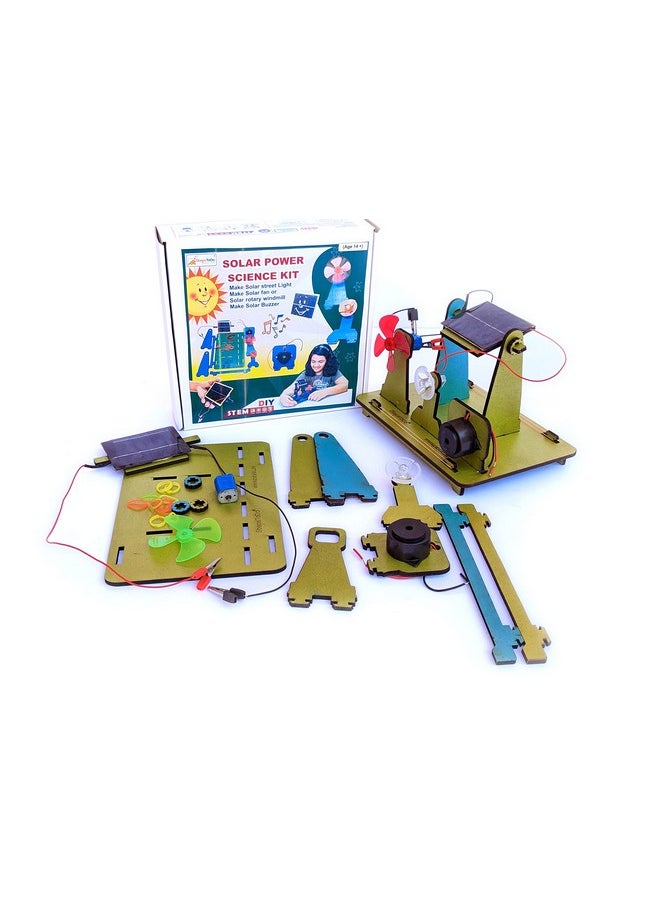StepsToDo Solar Power Science Kit. Multiple Conversion of Solar Energy. Experimental Learning Study Kit. DIY Science Project Kit. Teaching Aid