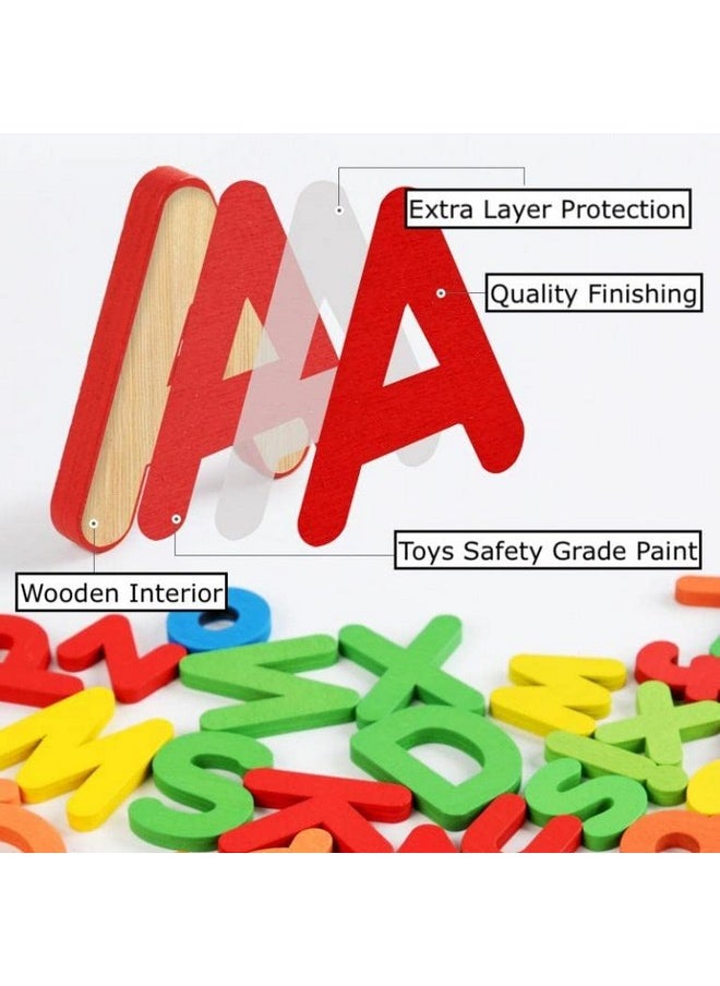 PLUSPOINT Wooden Spelling Game Learn Letters Matching Alphabet Spellings with Flash Cards Kids Educational Preschool Vocabulary Spell Word Game for 3-8 Years Old Kids Boys Girls (Match & Trace)