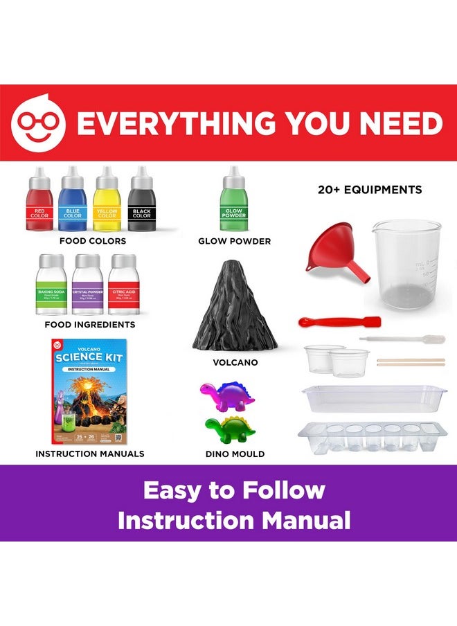 Einstein Box Volcano Science Starter Kit for 6 to 15 Year Olds| Toys for Boys & Girls Age 10 to 12 Years | Gift for Girls Age 8-10 Years | Amazing Science Experiments & Projects |Birthday Gift Idea|