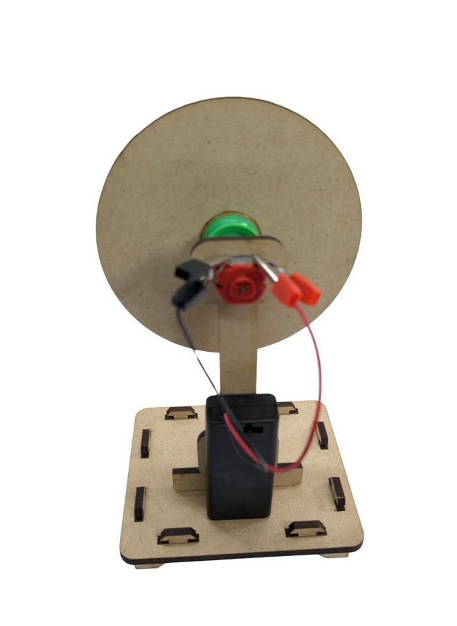 StepsToDo Motorized Newton’s Disk Making Kit (Multicolour) | School Science Project | Science Activity Kit | DIY Activity Kit. STEM Learning Kit