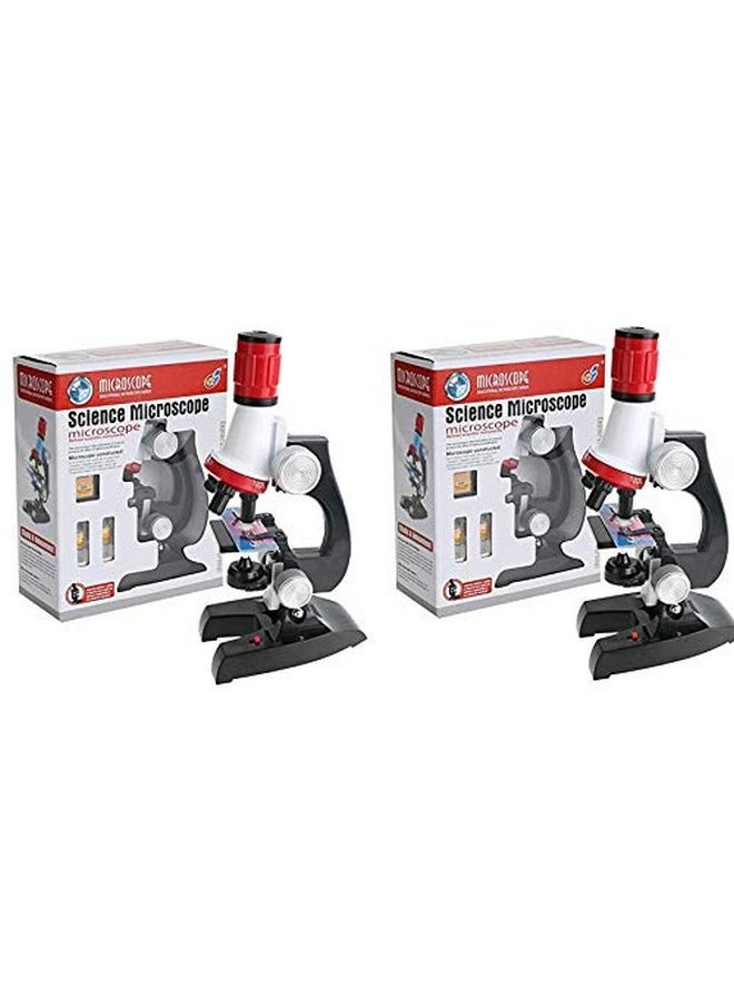 FunBlast Science Microscope Educational Toy Real Working Microscope for Kids (Pack of 2)