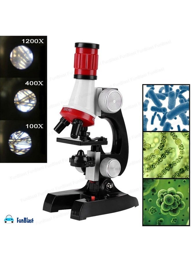 FunBlast Science Microscope Educational Toy Real Working Microscope for Kids (Pack of 2)