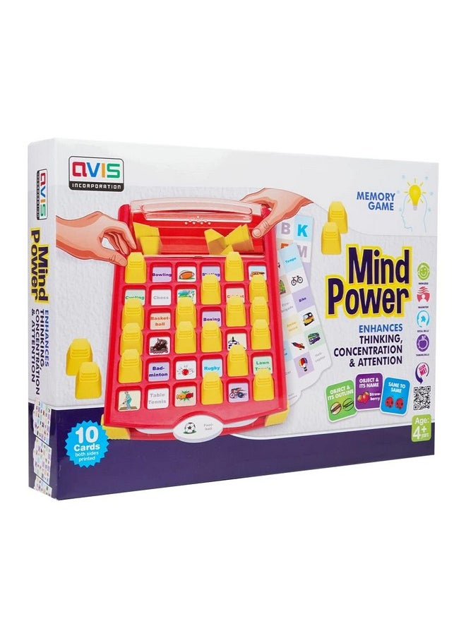 TOYSCAPE Mind Power Memory Game for Kids, Memory and Critical Thinking Game for Kids 4+ (Multicolour)