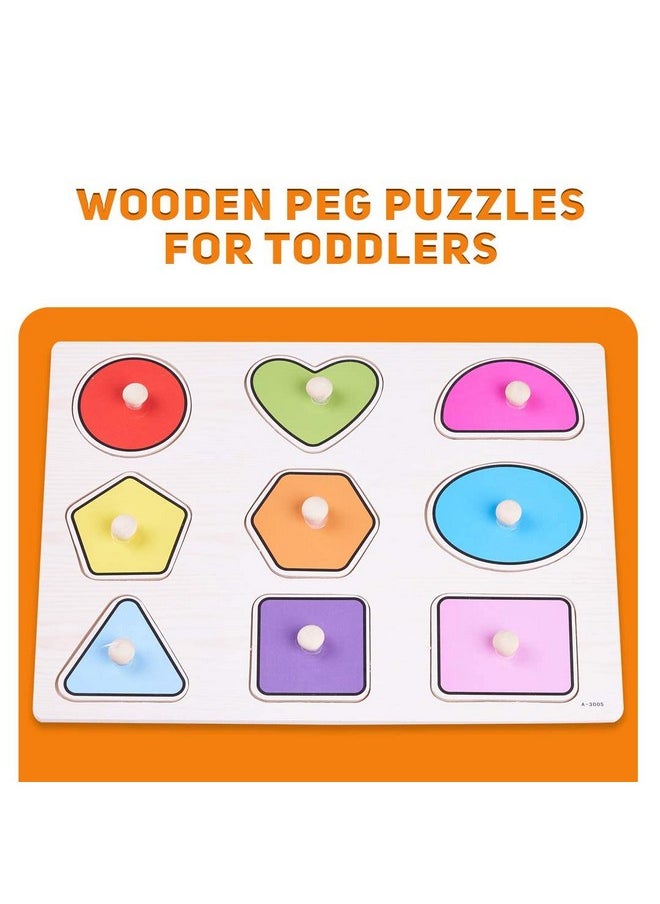 BAYBEE Wooden Puzzle For 24 To 48 Months For Kids, Multicolour