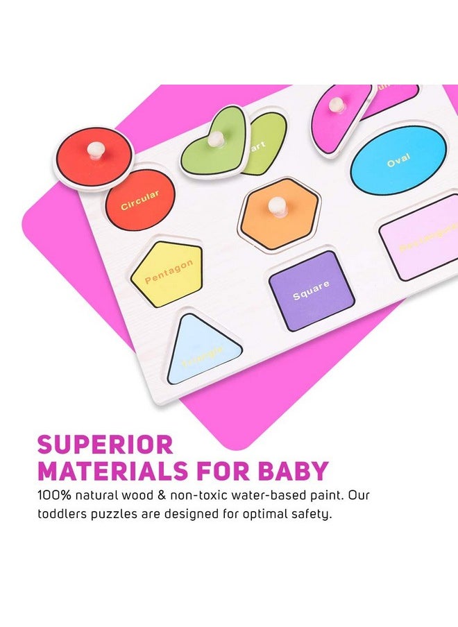 BAYBEE Wooden Puzzle For 24 To 48 Months For Kids, Multicolour