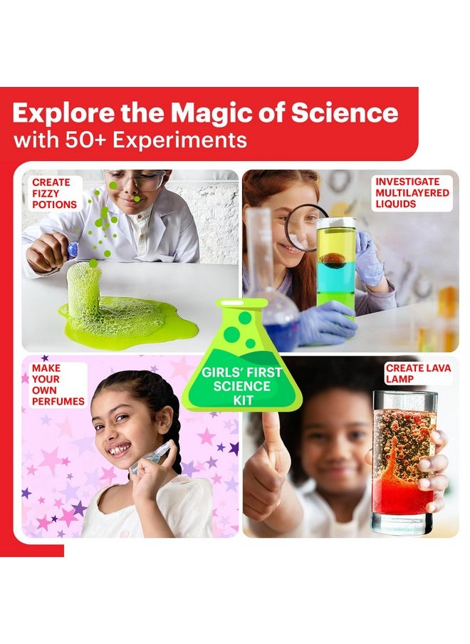 Einstein Box Junior Science Gift Set for Girls |Birthday Gift for Girls Ages 4,5,6,7,8 Years | 2-in-1 Set of Learning & Education Kit |