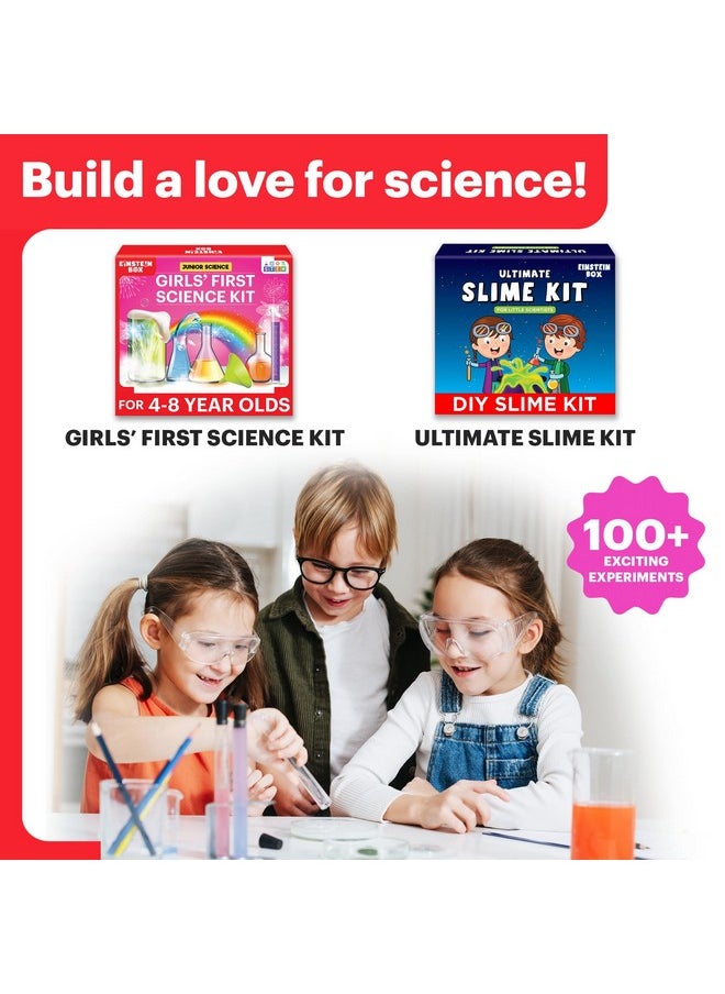 Einstein Box Junior Science Gift Set for Girls |Birthday Gift for Girls Ages 4,5,6,7,8 Years | 2-in-1 Set of Learning & Education Kit |
