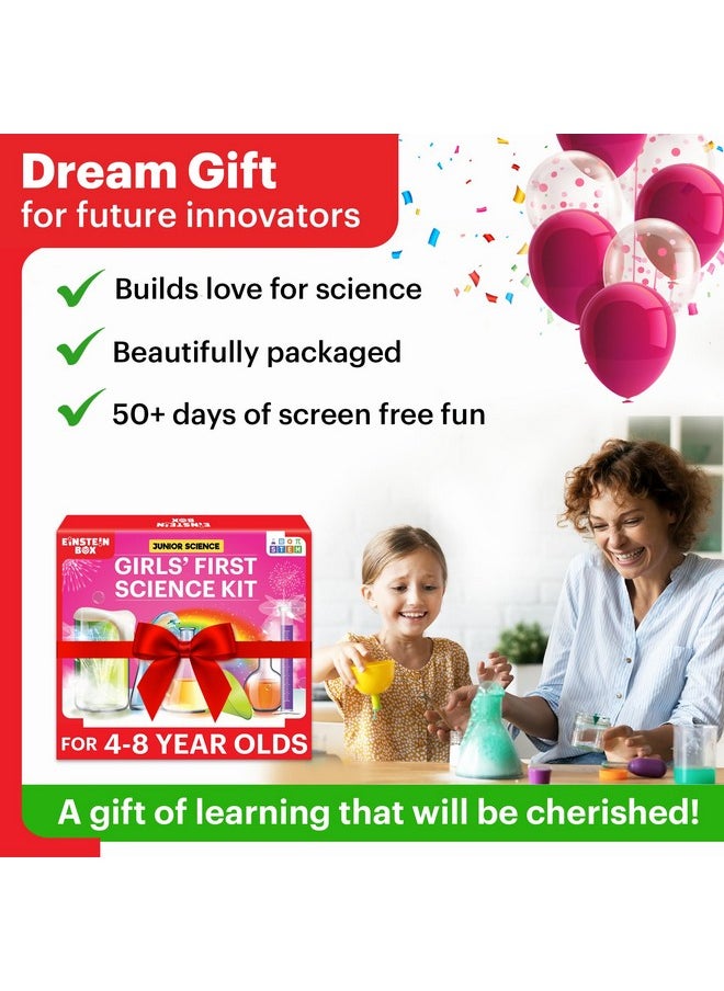 Einstein Box Girls' First Science Kit for 4-6-8 Years Old Girls | STEM Toys for Girls | Learning & Education Toys for 4,5,6,7,8 Year olds |