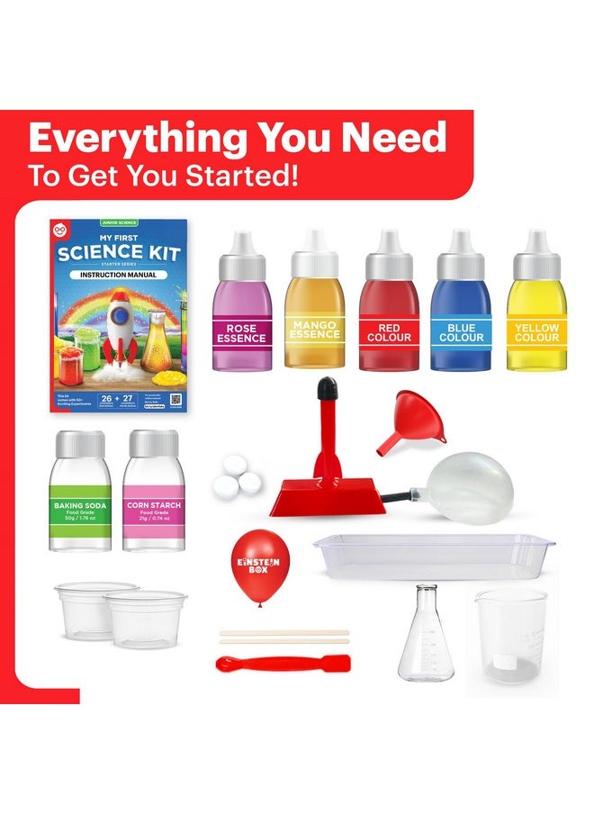 Einstein Box My First Science Starter Kit | for 4 to 8-Year-Old Boys & Girls | Toys for Kids 5+ Years | Educational & Learning Toys| Amazing Science Experiments & STEM Projects | Birthday Gift Idea |