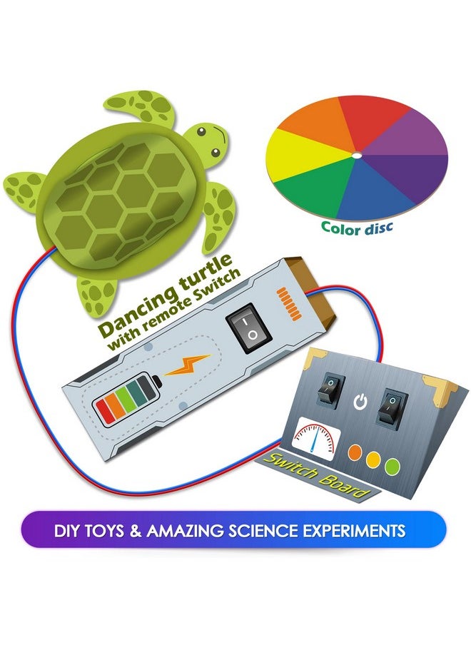Kit4Curious 140 Experiments Science Projects Diy Gadgets Toy Educational Learning Kit - 140 Items In 1 Kit - Solar Energy, Steam Activities, Smart Gift For Boys & Girls