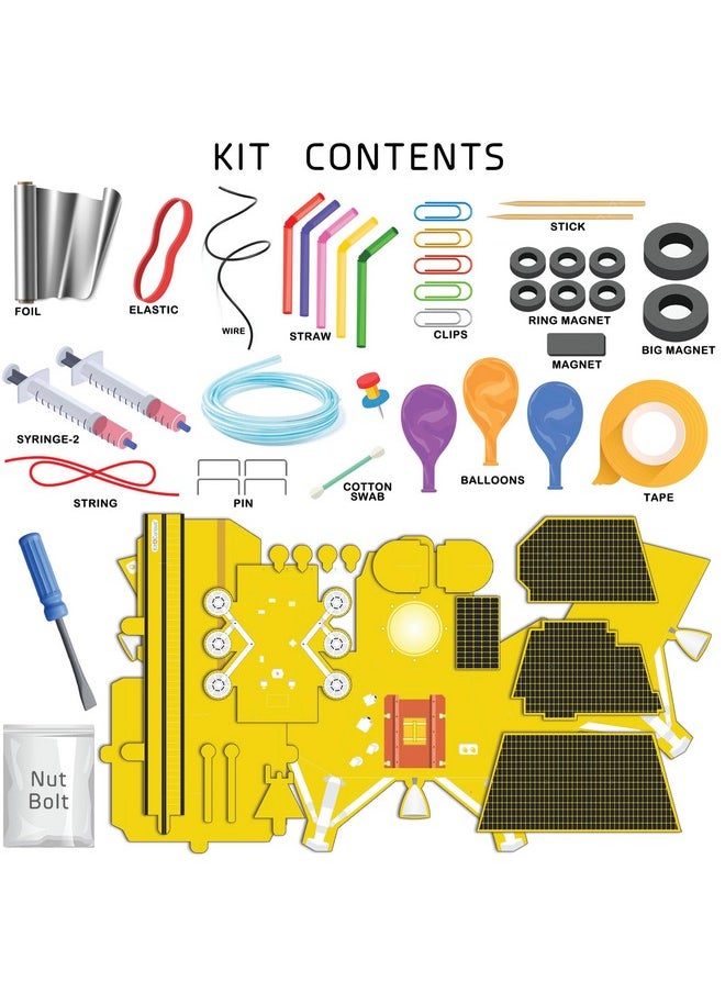 Kit4Curious Science + Art & Craft DIY STEM Kit | Science, Space, Magnetism, Hydraulics, STEAM, Plants, DIY Project Educational Birthday for Kids Age 6,7,8,9,10,11,12,13,14,15,16 with 600 Experiments