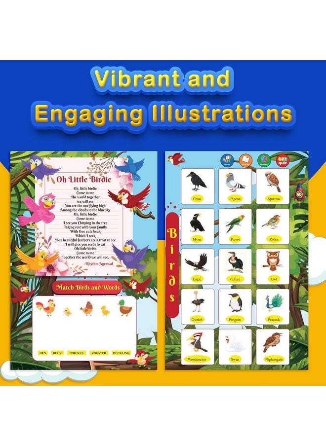 Kiddale Pack of 3 - Jungle Sound Adventure with Ripple in The Water & Chirping in The Sky (2 Non-Sound Books)