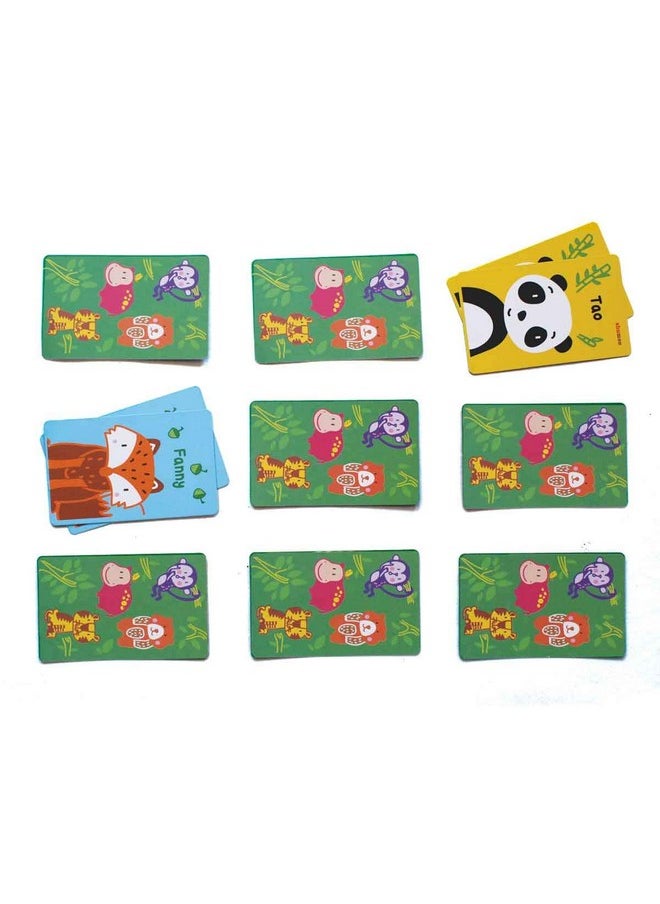shumee Snap Card Game (3 Years+) - Forest Themed | 52 Cards | Multicolor | Eco Friendly & Safe | Easy to Carry | Made in India