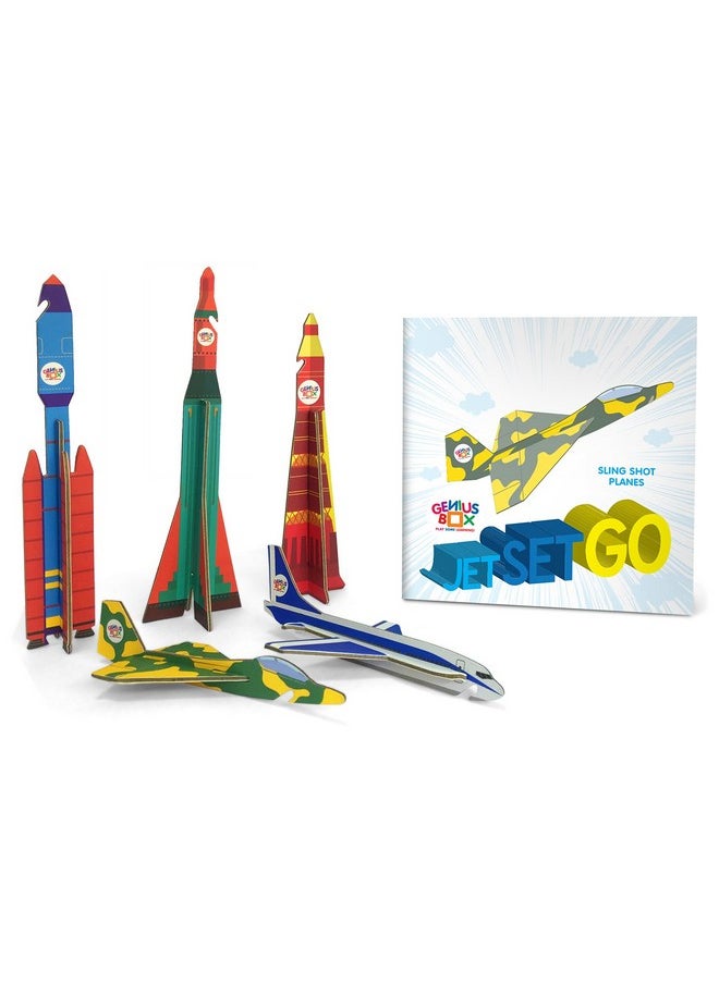 Genius Box Educational Toy for 5+ Year Age: Planes and Rockets DIY, Activity Kit, Learning Kit, Educational Kit, STEM Toy