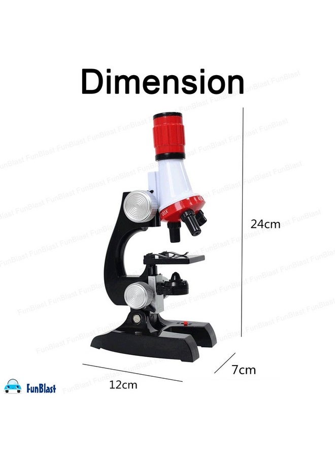 FunBlast Science Microscope Educational Toy Real Working Microscope for Kids (Pack of 3)