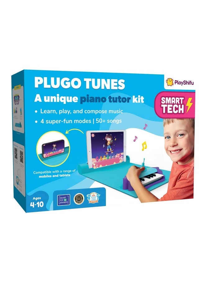 Shifu Plugo Tunes - AR-Powered Educational Music Learning Toy for Kids Age 4 to 10 Years - Learn to Play the Piano, Master Notes with 50+ Songs - STEM Toys and Birthday Gifts for Girls and Boys