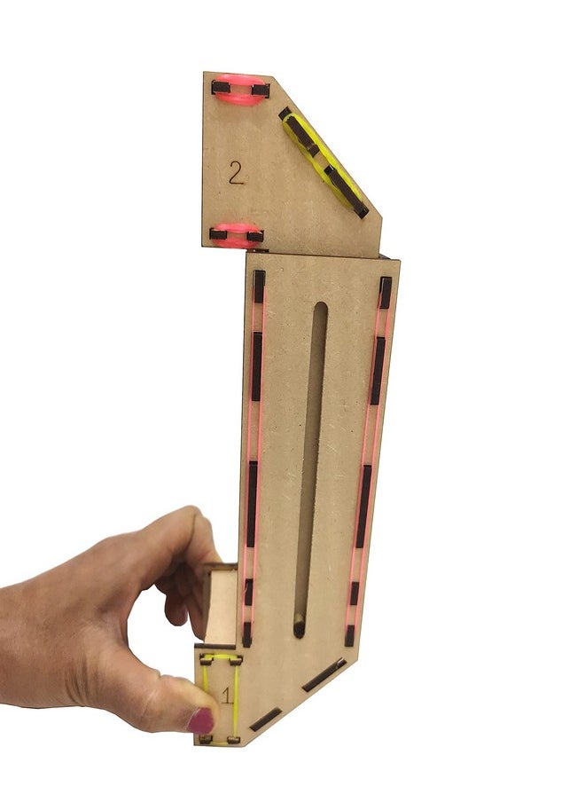 StepsToDo Diy Periscope Making Kit Make Your Own Spy Toy Periscopes Making Set Reflection Toy Scientific Toy Building Set, Kids, Beige