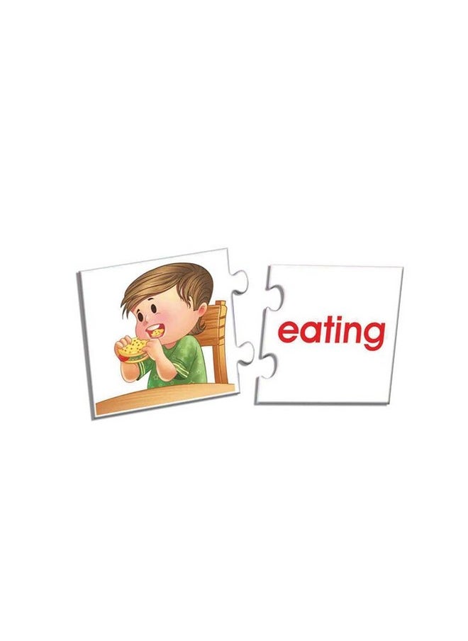 Creative's Action Words | Learn verbs in an Easy N Fun Way | Increase Vocabulary|Match Simple Actions with Correct Word Cards | Learning & Educational | Learning Games for Preschool | for Ages 4 & up