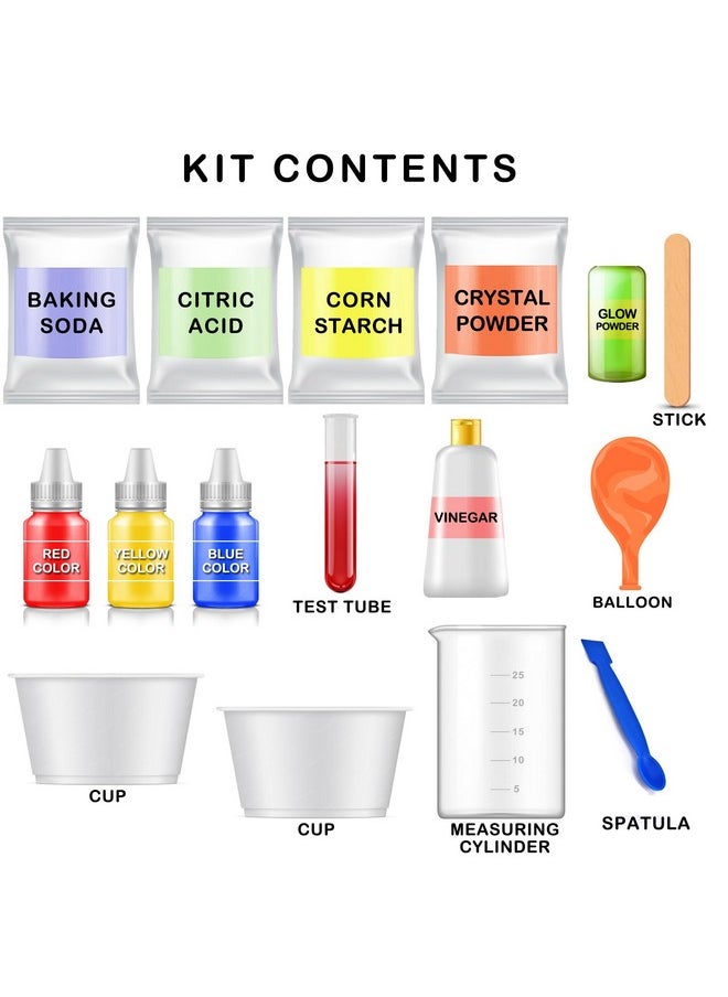 Kit4Curious 200+ Science Experiment Kit Birthday Gift for Kids, STEM Educational Learning Toys for 6-14 Year Olds - Chemistry kit