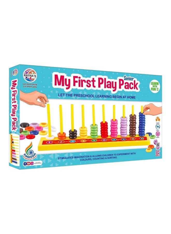 Ratna's My First Play Pack Senior for Kids 2 in 1. Learn Counting and Colours with Fun