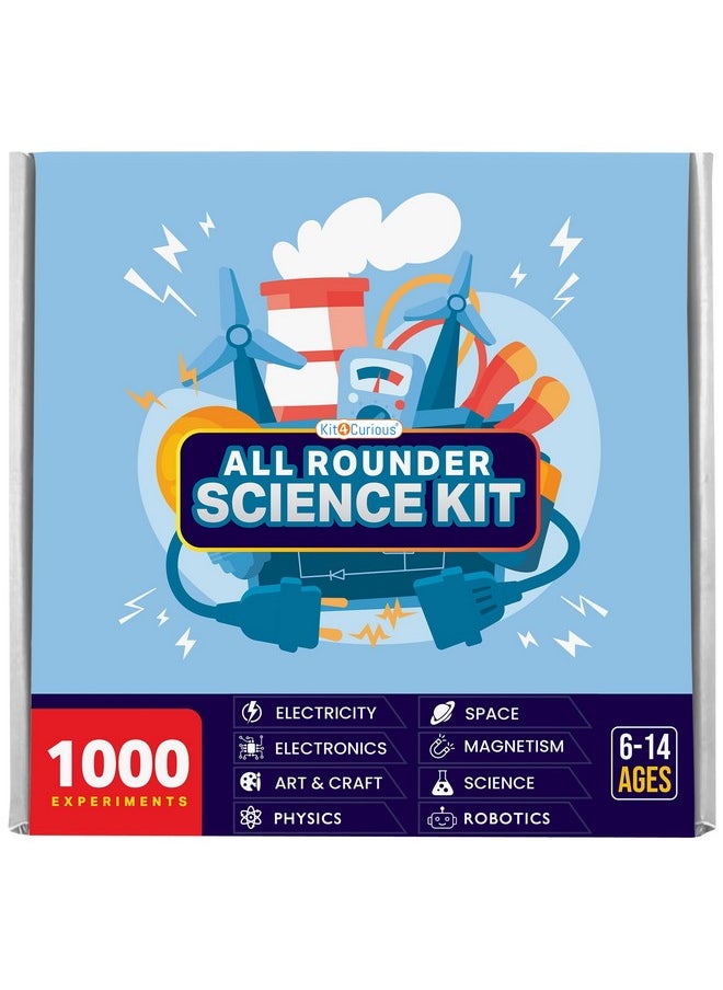 Kit4Curious All Rounder Science Kit for 1000 Experiments - Educational Learning Birthday Gift Toy for Kids 6-16 yrs