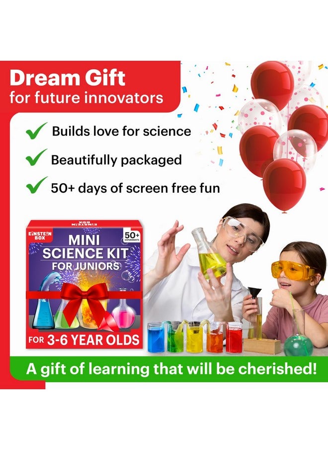 Einstein Box Mini Science Kit for Juniors | Starter Science Kits for Boys & Girls Ages 3,4,5,6,7,8 Years Old