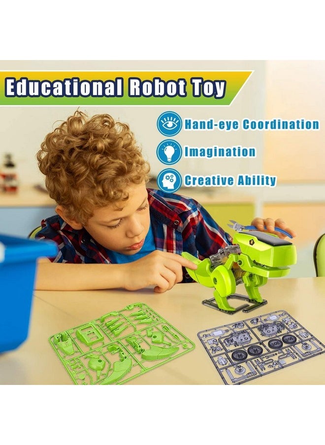 REES52 Robot Dinosaur Toys, Stem Projects for Kids Ages 8-12, 3-in-1 Solar Robot Kit, Building Games Coding for Kids 8-12, Gifts for 8 9 10 11 12 Year Old Boys Girls 3-in-1