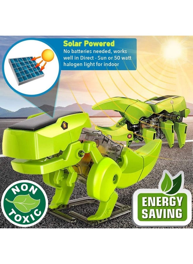 REES52 Robot Dinosaur Toys, Stem Projects for Kids Ages 8-12, 3-in-1 Solar Robot Kit, Building Games Coding for Kids 8-12, Gifts for 8 9 10 11 12 Year Old Boys Girls 3-in-1