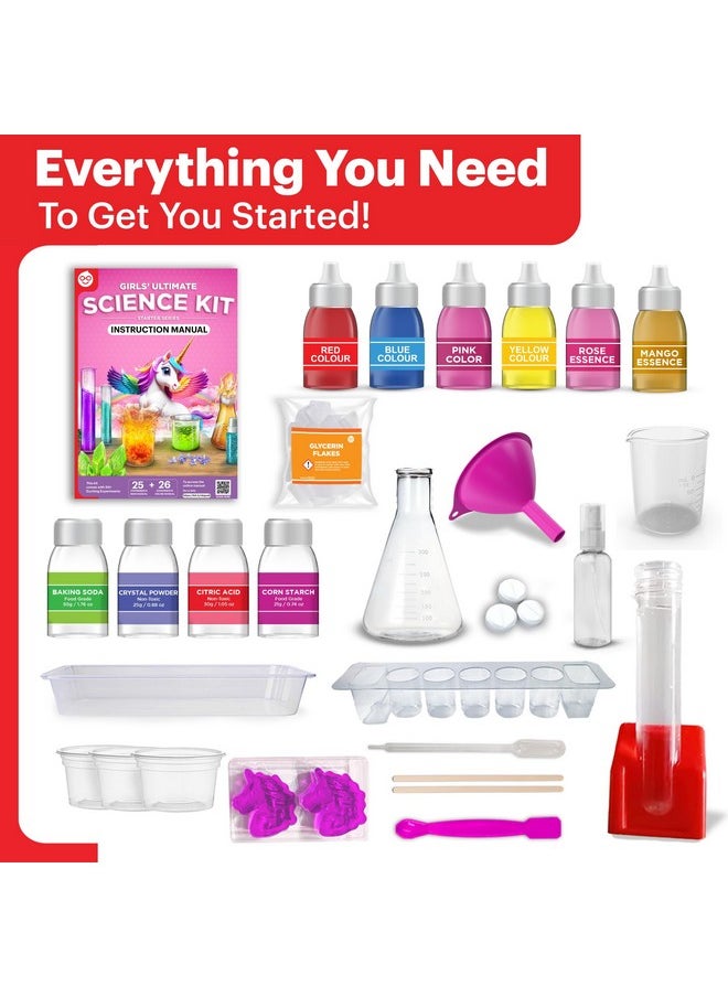 Einstein Box Ultimate Girls' Science Starter Kit | for Girls 6-15 Year Olds | Gift & Toys for Girls Age 8-10 Years | Amazing Science Experiments & STEM Projects for Girls 6+ | Birthday Gift Ideas |