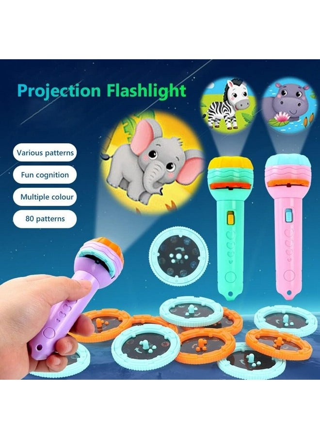 VGRASSP Projection Toy Education Learning Toy with 10 Slides for Kids - Early Cognitive Ability Development Play Tool - Color as Per Stock(10 Slides)