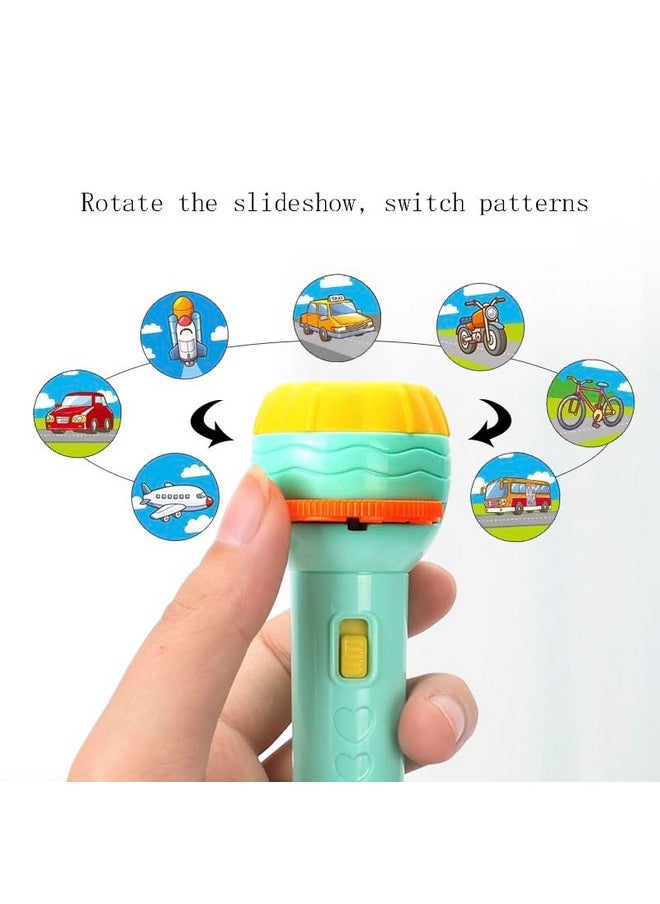 VGRASSP Projection Toy Education Learning Toy with 10 Slides for Kids - Early Cognitive Ability Development Play Tool - Color as Per Stock(10 Slides)