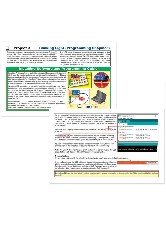 Snapino - Making Coding a Snap - Arduino Compatible