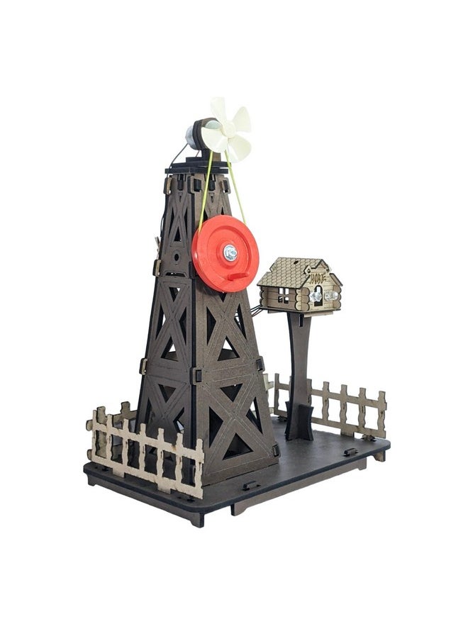 StepsToDo Farm Windmill Making Kit. DIY Wind Turbine Science Kit. Experimental Kit to Study Wind Power. Windmill Generator Working Model. Windmill Making Kit.