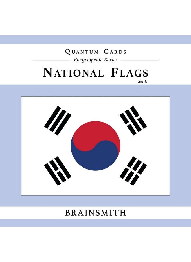Brainsmith Quantum Flash Cards, National Flags - Educational Flashcard Set for Brain Development of Toddlers and Kids (8 months to 8 years)