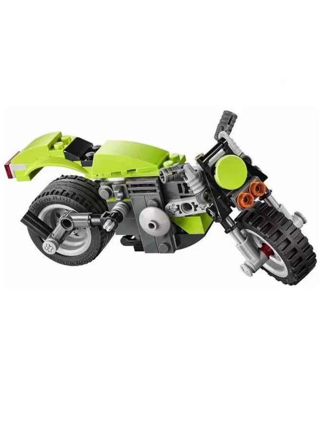 PLUSPOINT 3 in 1 Bike Architect Blocks Brick Toys Motor Bike Building Blocks Set 129+ Pieces | Crusier Bike,Sports Bike Models Educational Construction Learning Brick STEM DIY Toy for Kids & Adults