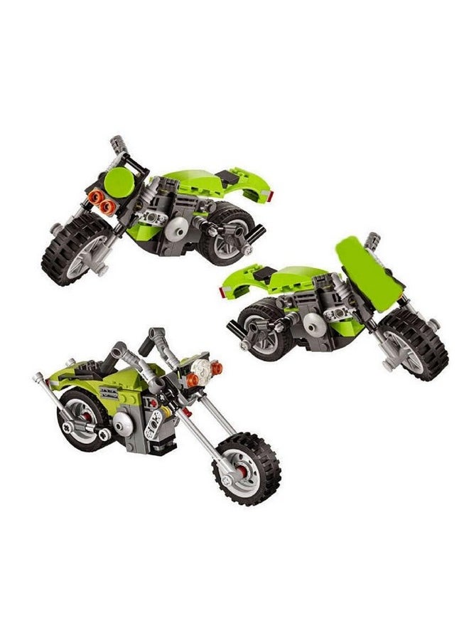 PLUSPOINT 3 in 1 Bike Architect Blocks Brick Toys Motor Bike Building Blocks Set 129+ Pieces | Crusier Bike,Sports Bike Models Educational Construction Learning Brick STEM DIY Toy for Kids & Adults