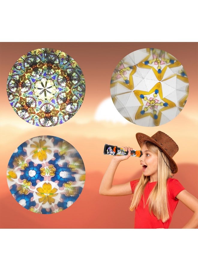 VGRASSP Colorful and Magical Rotating Classic Kaleidoscope Toy for Kids with Many Beautiful Patterns - Perfect Birthday Return Gift - Color and Design As Per Stock (Pack of 6)