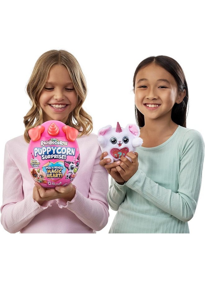 Rainbocorns Puppycorn Surprise Series 2 (Chihuahua) by ZURU, Collectible Plush Stuffed Animal, Surprise Egg, Scratch n Sniff Sticker, Ages 3+ for Girls, Children (Green)