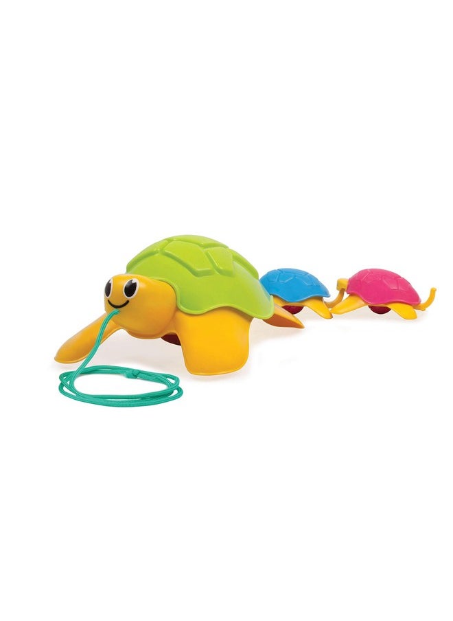 Giggles - Linking Turtle, 2 in Pull Along Toy, Walking, Stacking and Linking, 12 Months & Above, Infant and Preschool Toys