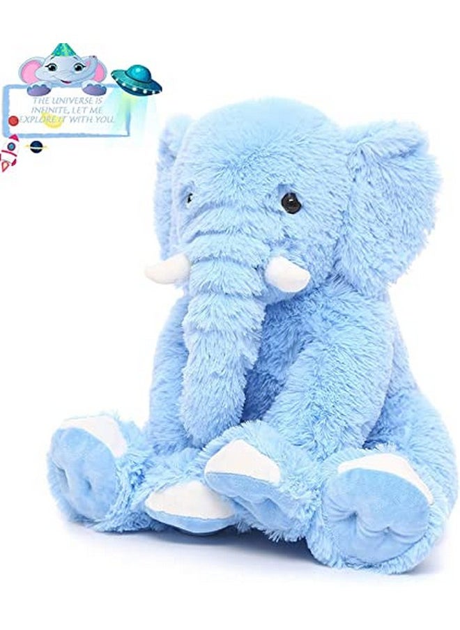 Frantic 32CM Sky Lucky Elephant Soft Toy for Kids Playing Toy, Birthday Gift (32CM_LuckyElephant_RabbitF_Sky)