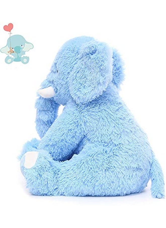 Frantic 32CM Sky Lucky Elephant Soft Toy for Kids Playing Toy, Birthday Gift (32CM_LuckyElephant_RabbitF_Sky)